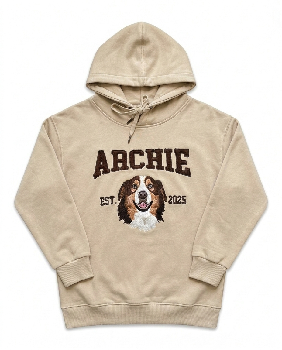 Custom Pet Hoodie - Beige