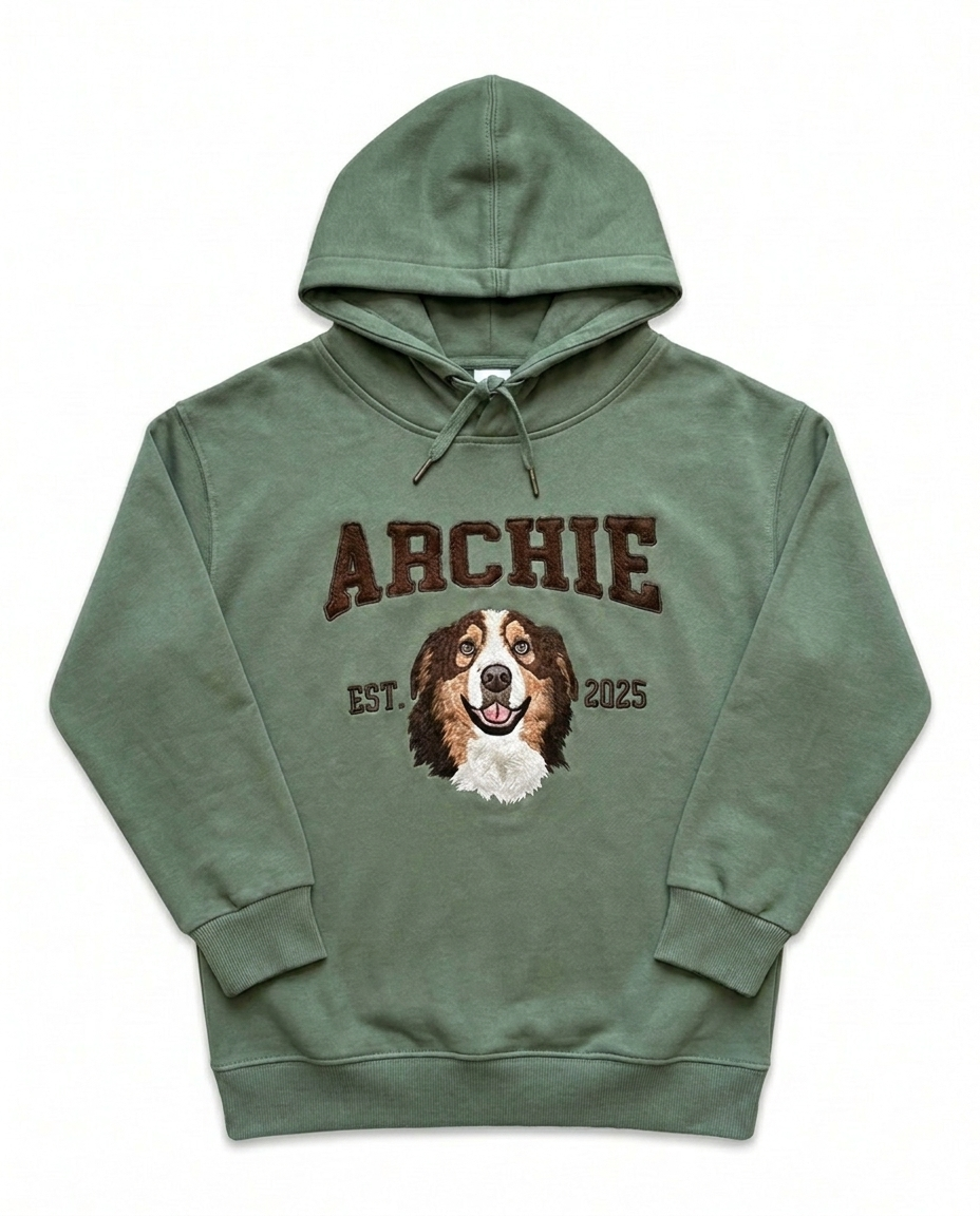 Custom Pet Hoodie - Green