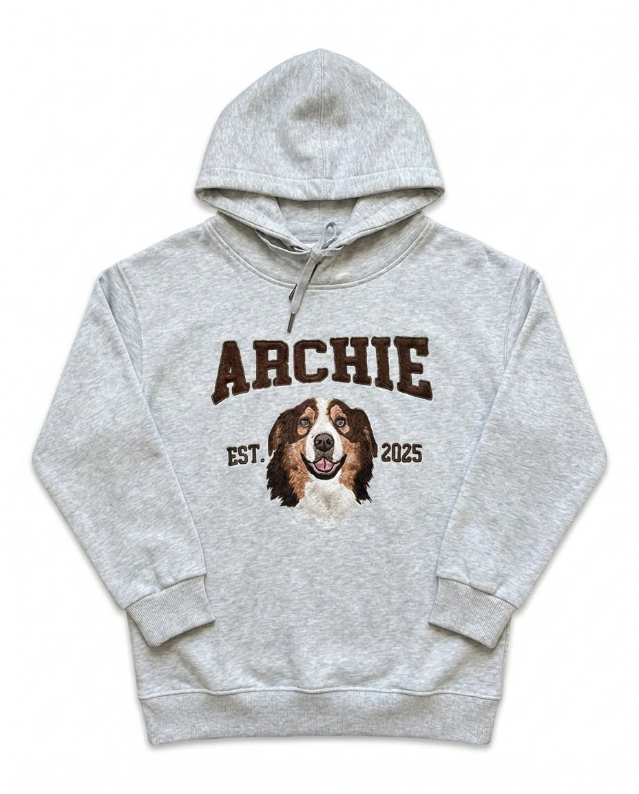 Custom Pet Hoodie - Gray
