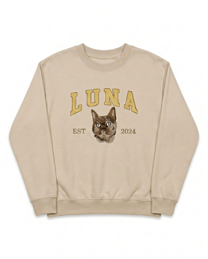 Custom Pet Sweatshirt - Beige