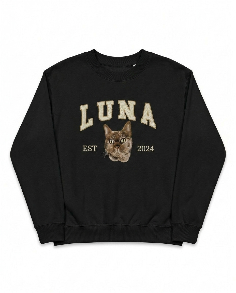 Custom Pet Sweatshirt - Black