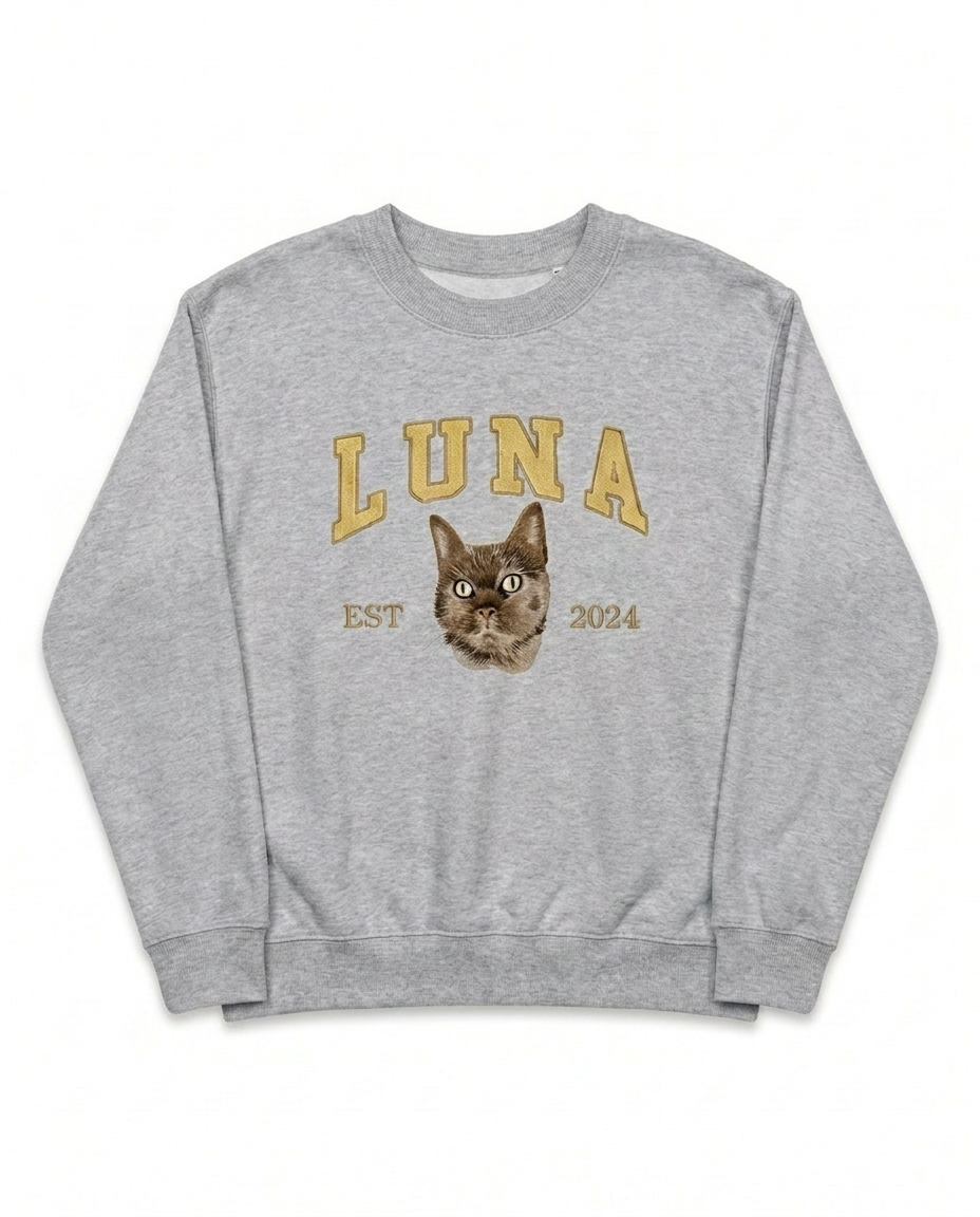 Custom Pet Sweatshirt - Gray