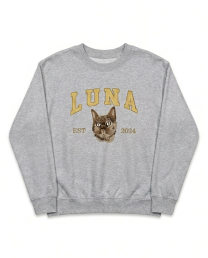 Custom Pet Sweatshirt - Gray