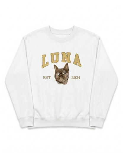 Custom Pet Sweatshirt - White